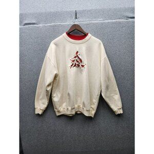 Vintage MC Sportswear Cardinal Embroidered Crewneck Sweatshirt X-Large 60% Cotto